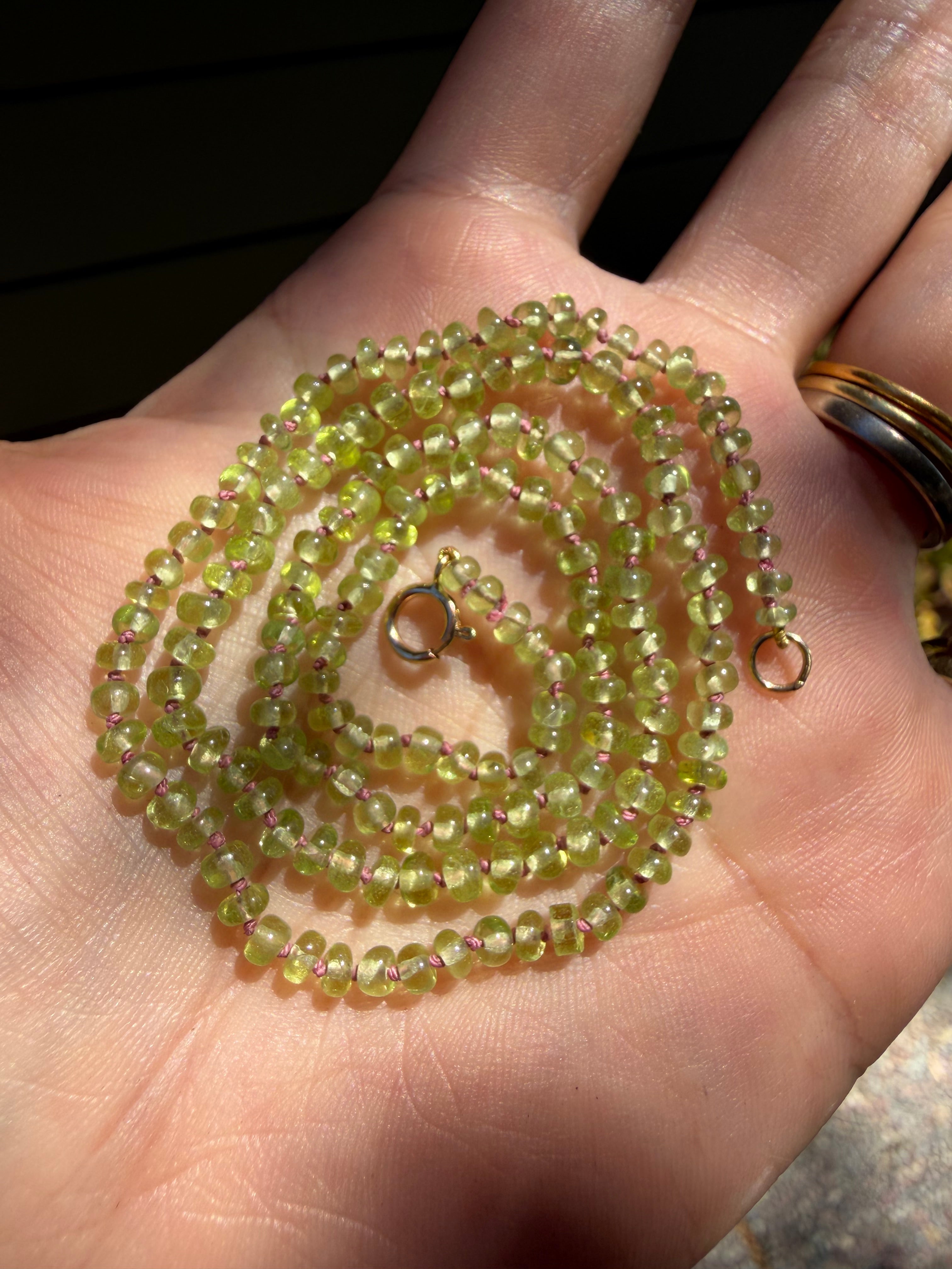 Peridot Necklace (Aysia)