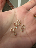 14k Mini Star Charm w/Clasp