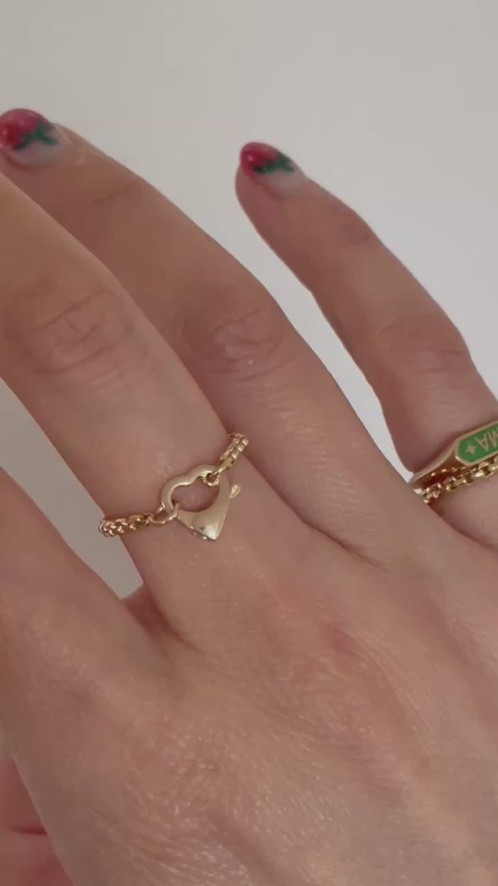Heart Ring Connector